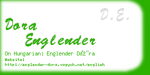 dora englender business card